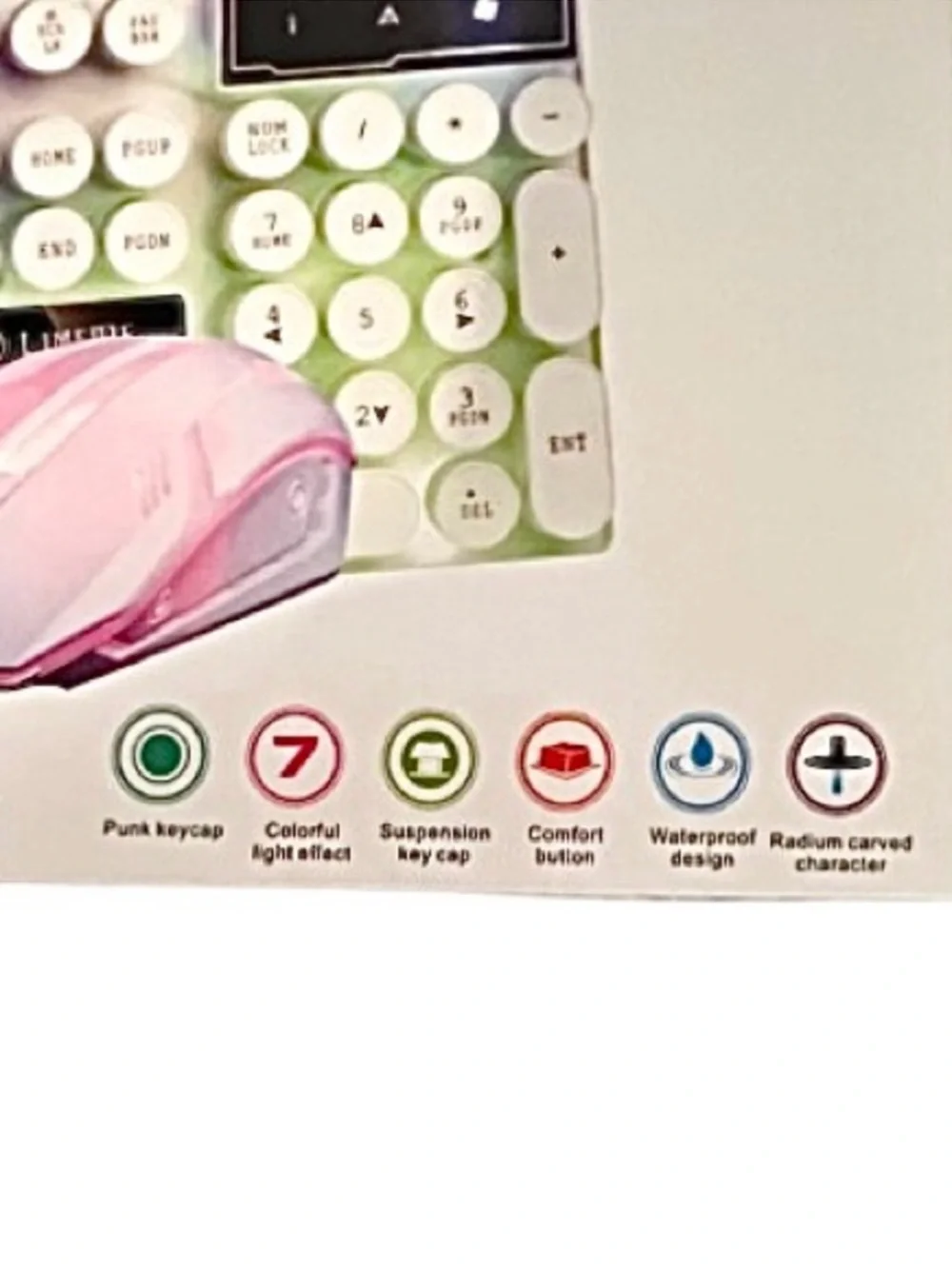 🆕 - Limeide GTX 300 Suspension Rainbow Light Gaming Mouse & Keyboard